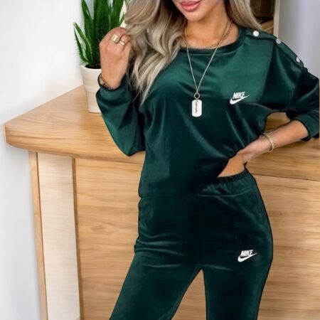 Dres damski welurowy